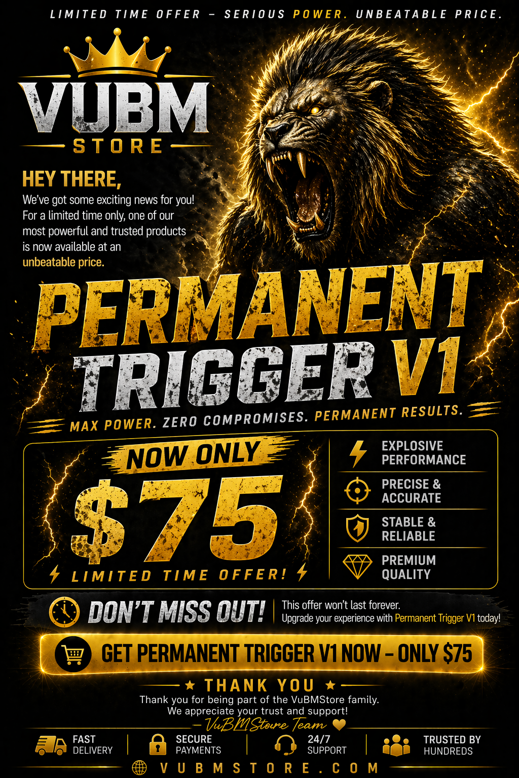 Permanent Trigger Deal